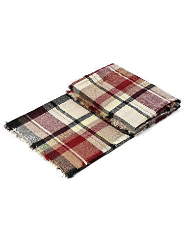 Women's Tassel Plaid Blanket Scarf Women's Tassel Plaid Blanket Scarf